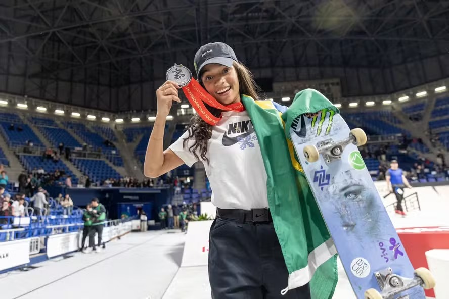 Rayssa Leal é prata no Mundial de Skate Street 2023