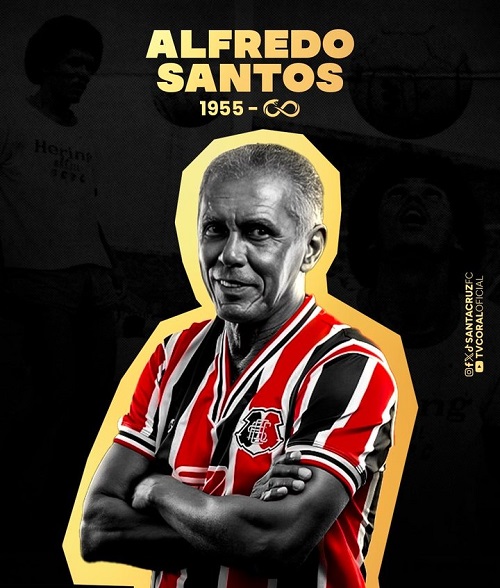 Morre Alfredo Santos dolo do Santa Cruz Folha PE