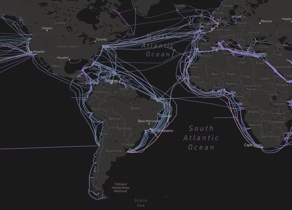 Brasil se conecta com o mundo através de cabos submarinos
