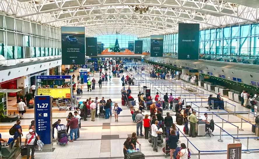 Aeroporto Internacional de Ezeiza, em Buenos Aires 