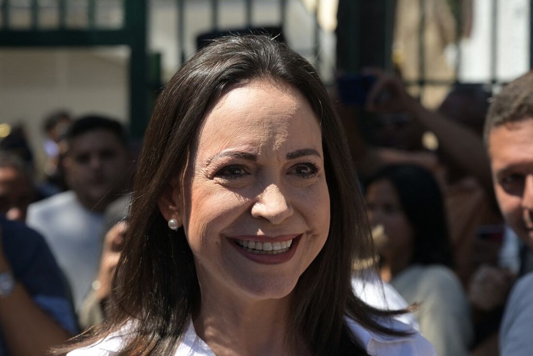 A opositora María Corina Machado