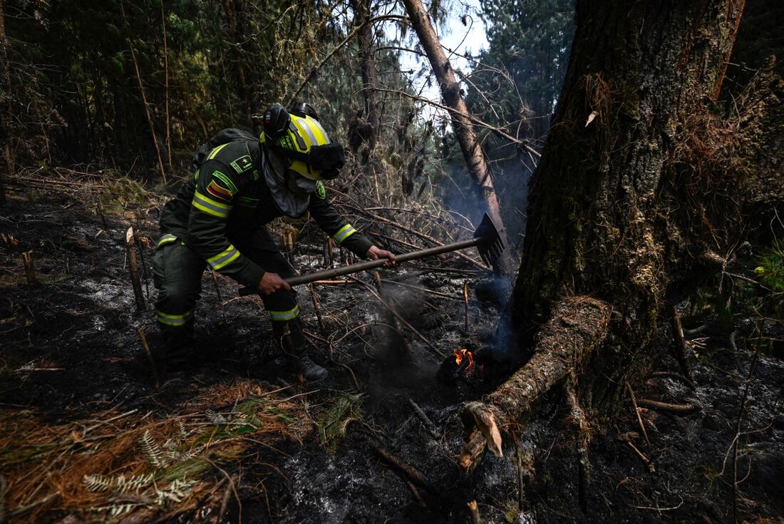 esta sexta, a UNGRD contabilizou 34 incêndios ativos em todo o país