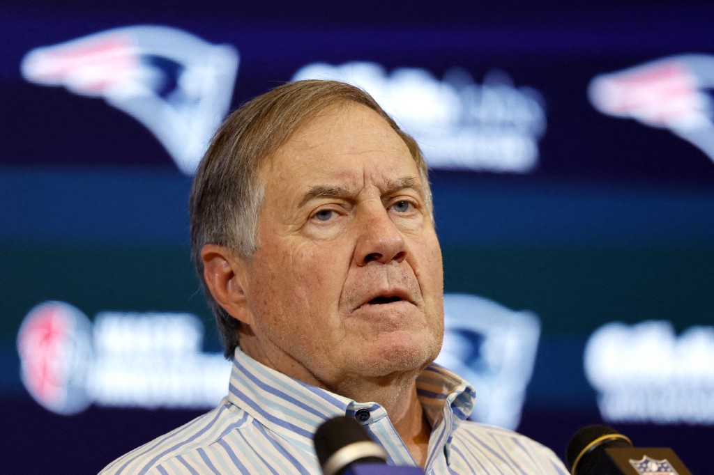 Bill Belichick esteve à frente do New England Patriots por 24 temporadas