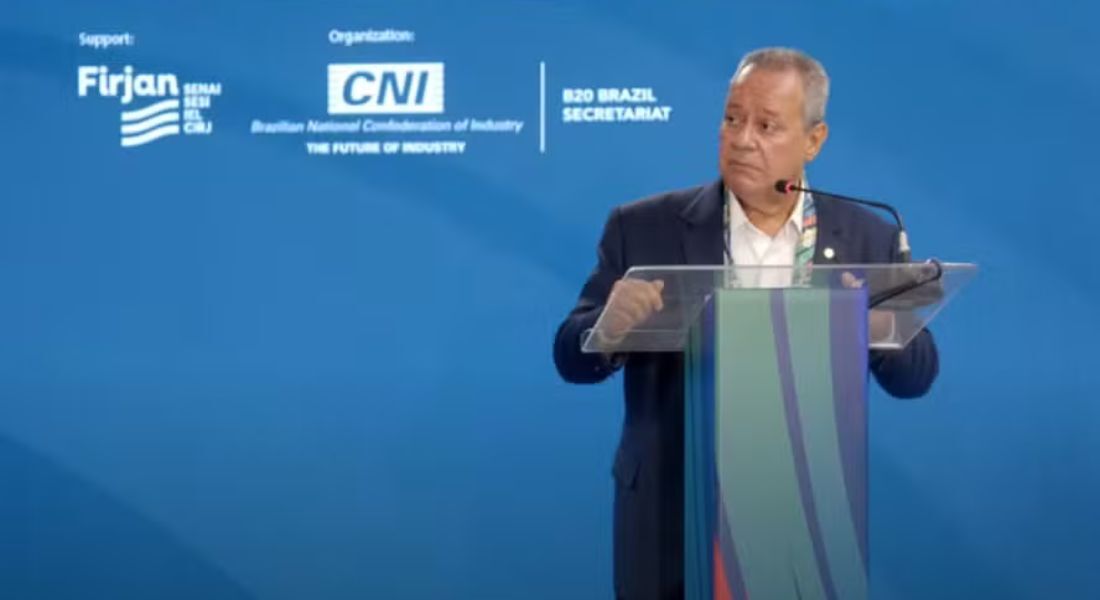 O presidente da CNI, Ricardo Alban