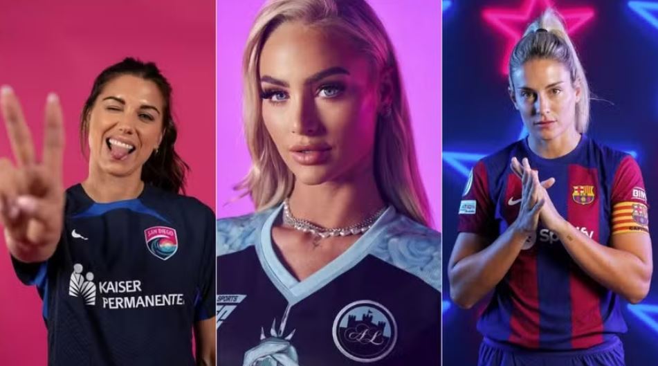 Alex Morgan, Alisha Lehmann e Alexia Putellas estão entre as jogadoras de futebol mais seguidas no mundo 