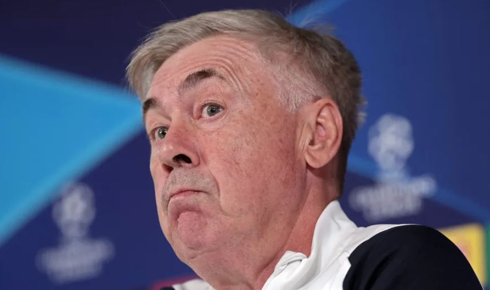 O técnico do Real Madrid, Carlo Ancelotti 