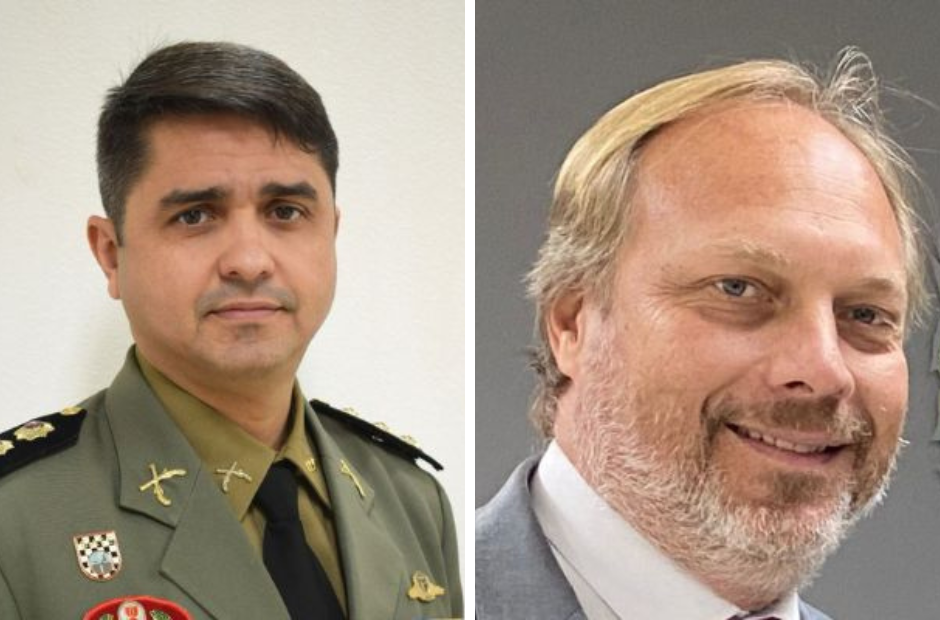 Coronel Torres (esq.) assume chefia da PM, enquanto o delegado Renato Márcio responderá pela Polícia Civil