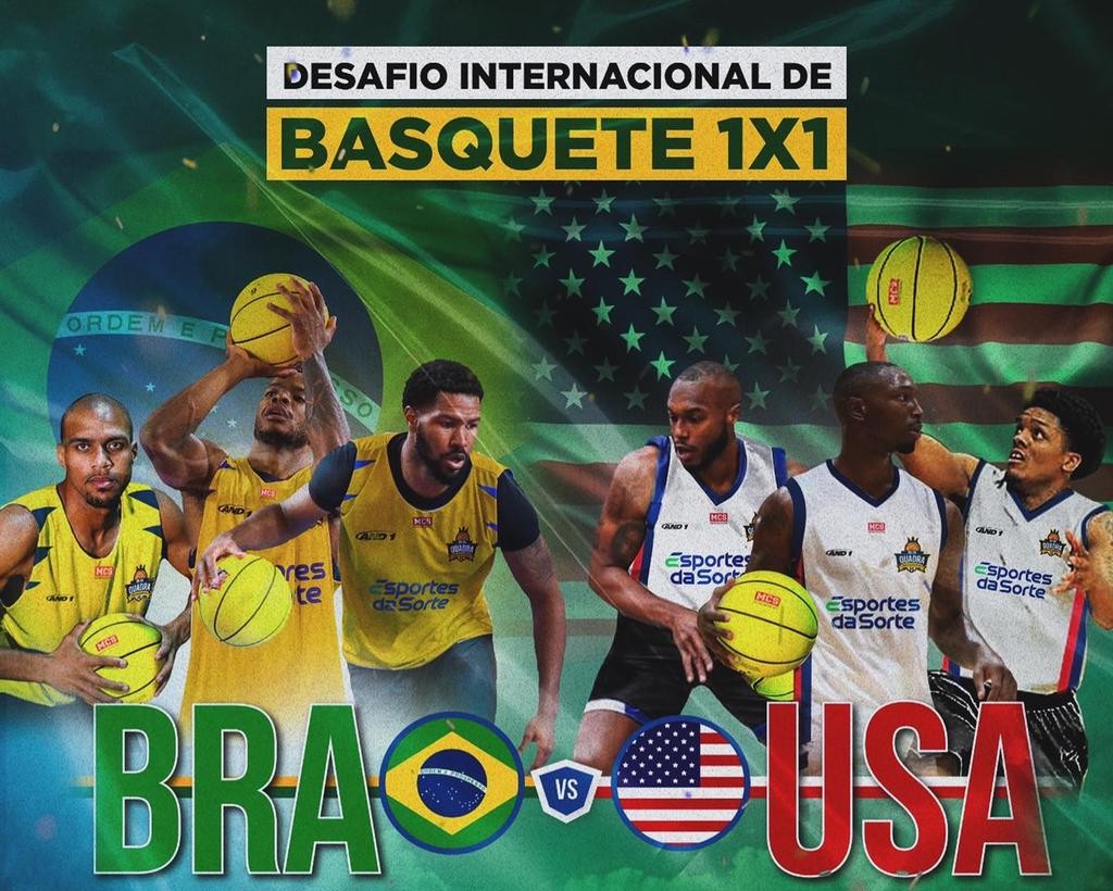 Desafio Internacional de basquete 1x1 acontece no Shopping RioMar 