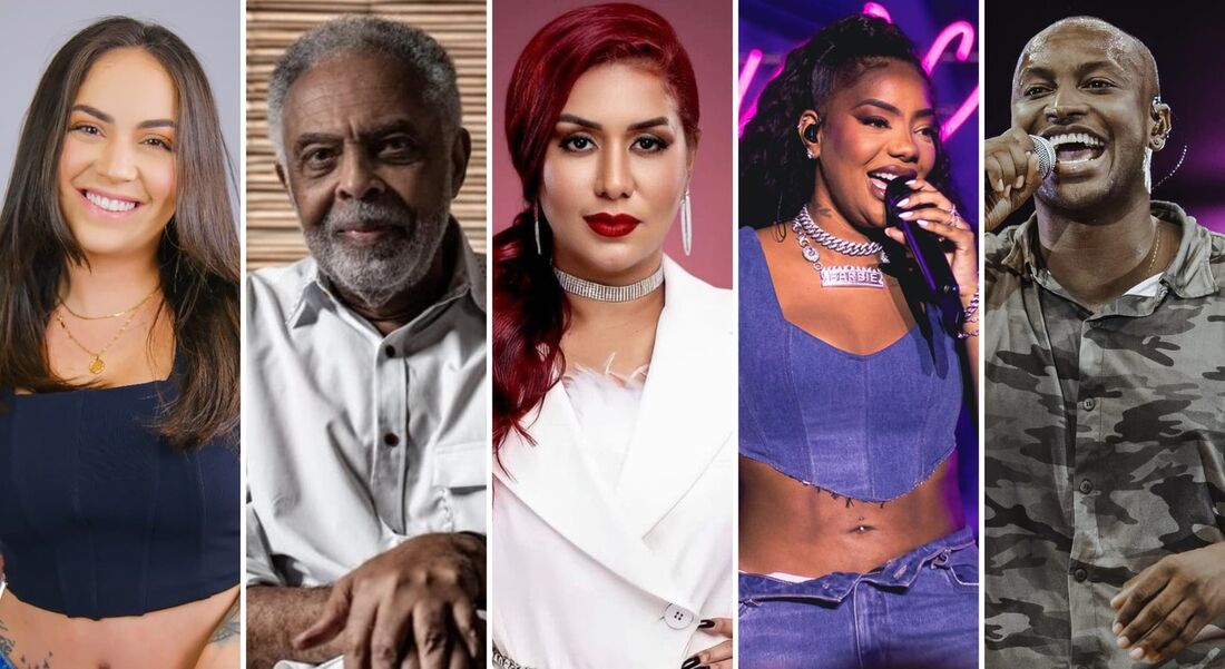 Raphaela Santos, Gilberto Gil, Priscila Senna, Ludmilla e Thiaguinho: alguns dos nomes do polo Marco Zero do Carnaval do Recife