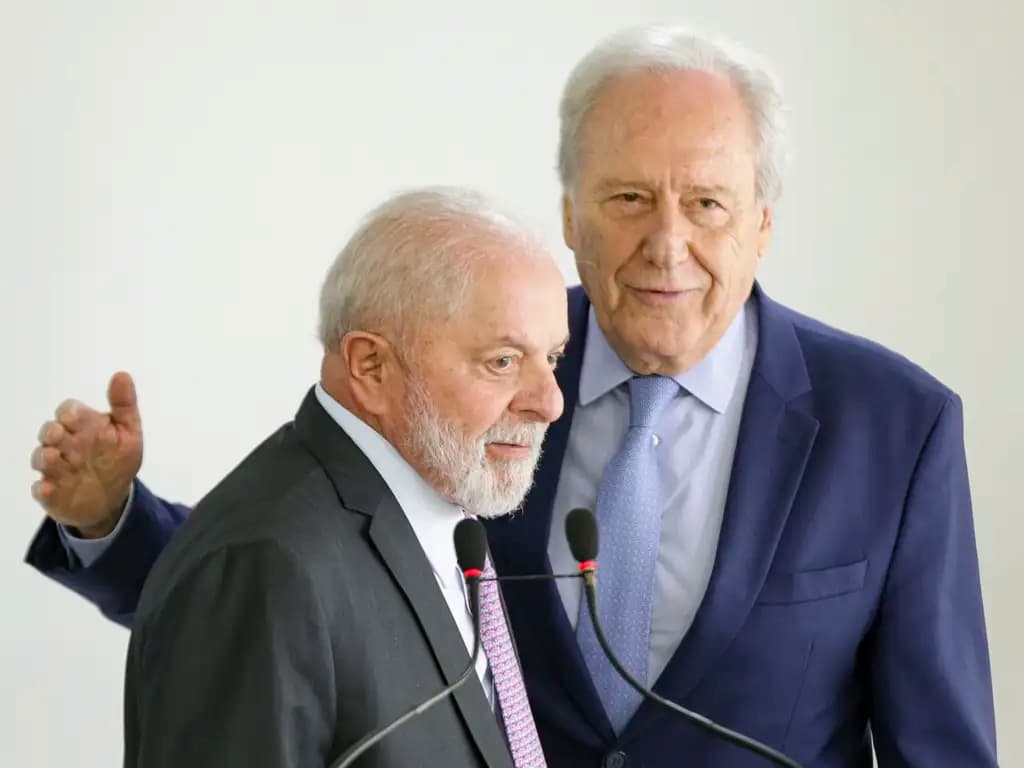 Luiz Inácio Lula da Silva e Ricardo Lewandowski