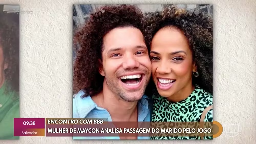 Franciene, esposa de Maycon, se emocionou ao falar sobre ataques à família