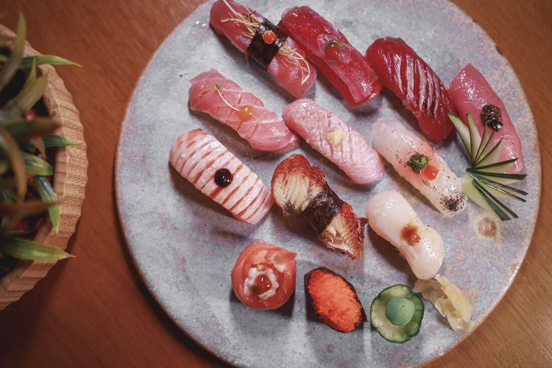 O atum utilizado nos sushis e sashimis é tipo exportação 