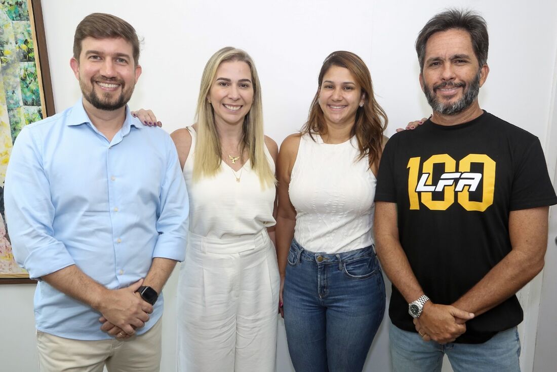 Domênico, Tatiana, Carol e Rodrigo, os sócios da Multimodal Nordeste