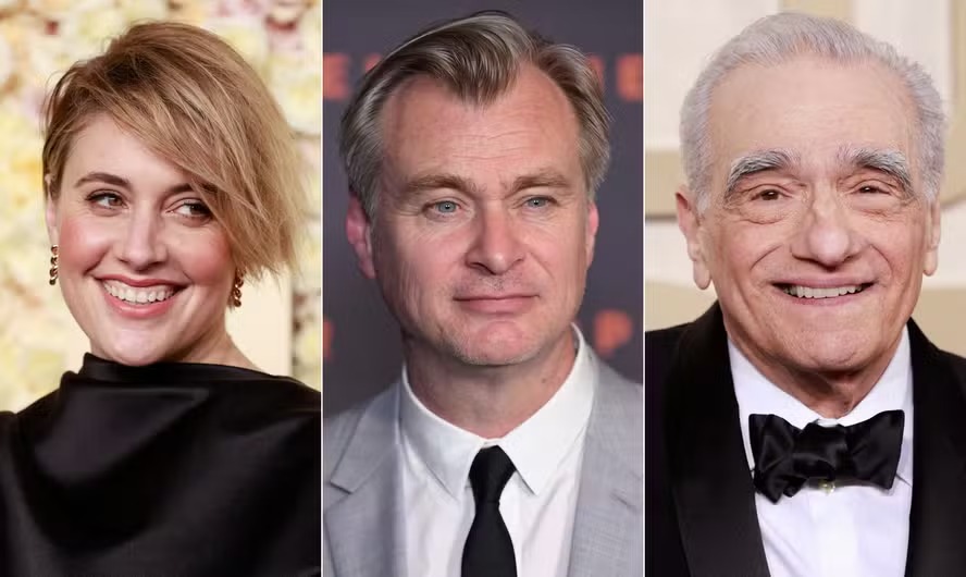 Greta Gerwig, Christopher Nolan e Martin Scorsese 