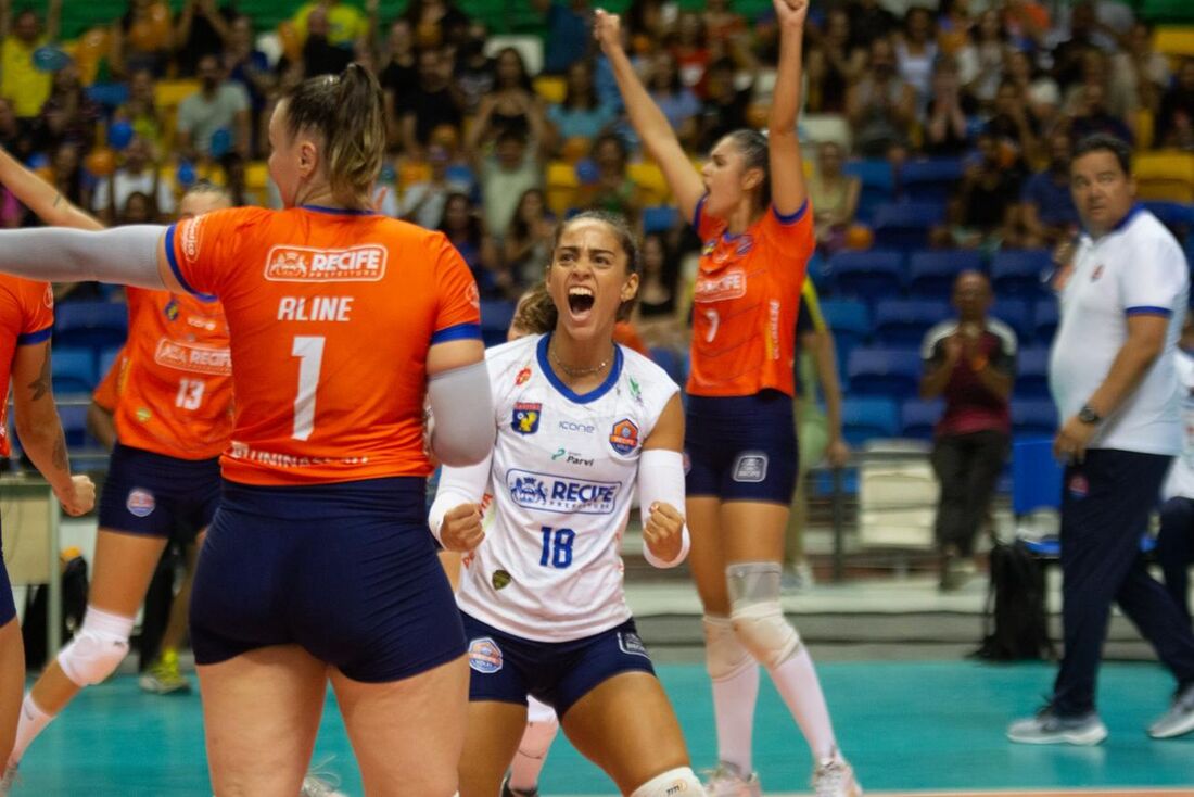 Depois de vitória na estreia da Superliga B, em casa, Recife Vôlei viaja pela primeira vez na competição