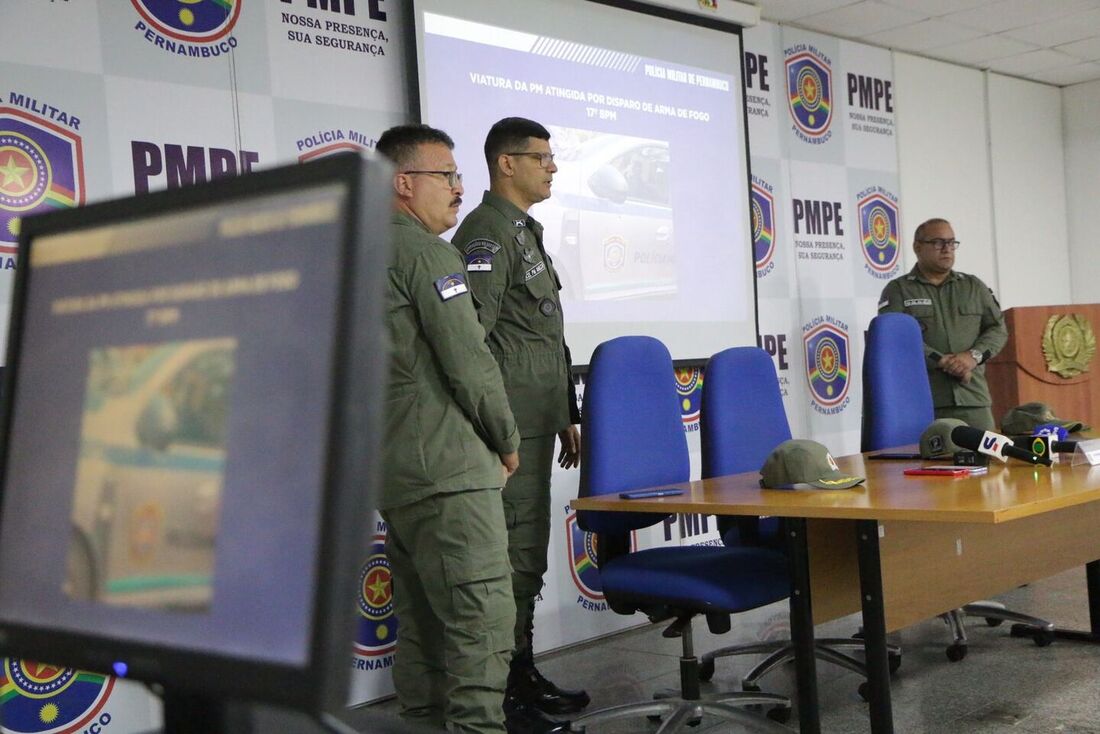 Coletiva da PMPE sobre os tumultos no clássico no último sábado (20)