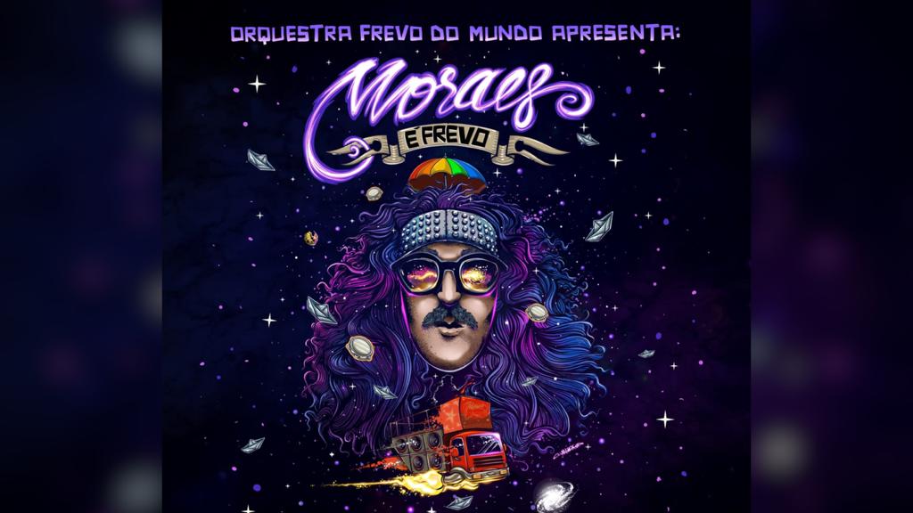 Capado disco "Moraes é Frevo", concebida por Magoo Felix