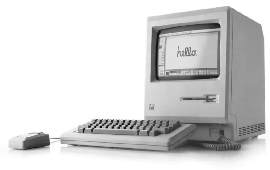 Computador Macintosh original Apple 1984 