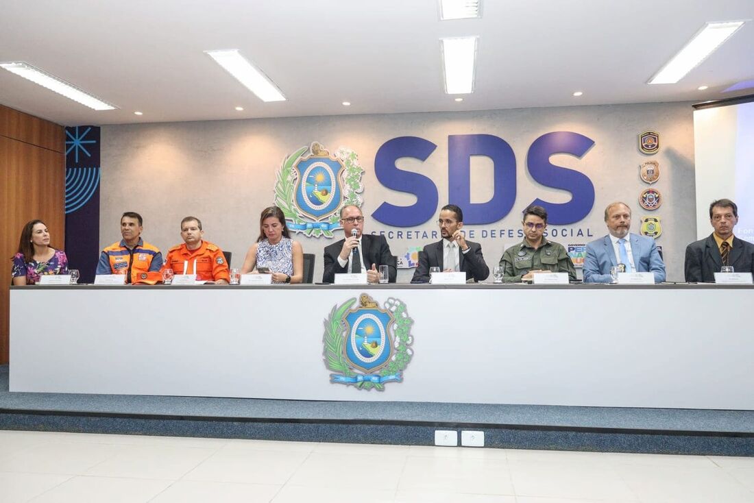 Coletiva de imprensa da SDS para detalhar Operação Carnaval