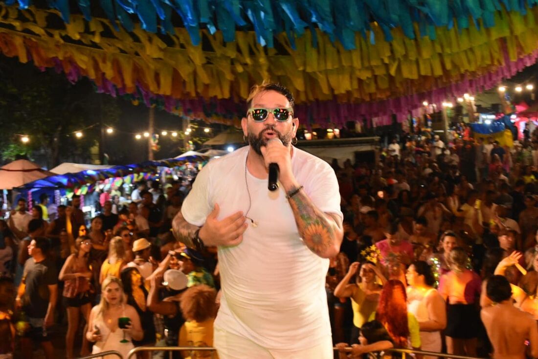 Douglas Leon foi uma das atrações do Carnaval de Fernando de Noronha