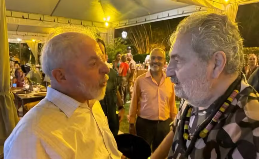 Lula e Moacyr Luz em samba na Gavea Pequena 