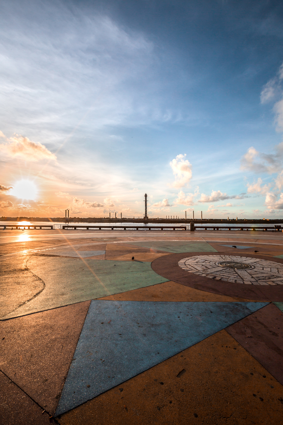 Praça do Marco Zero, no Recife