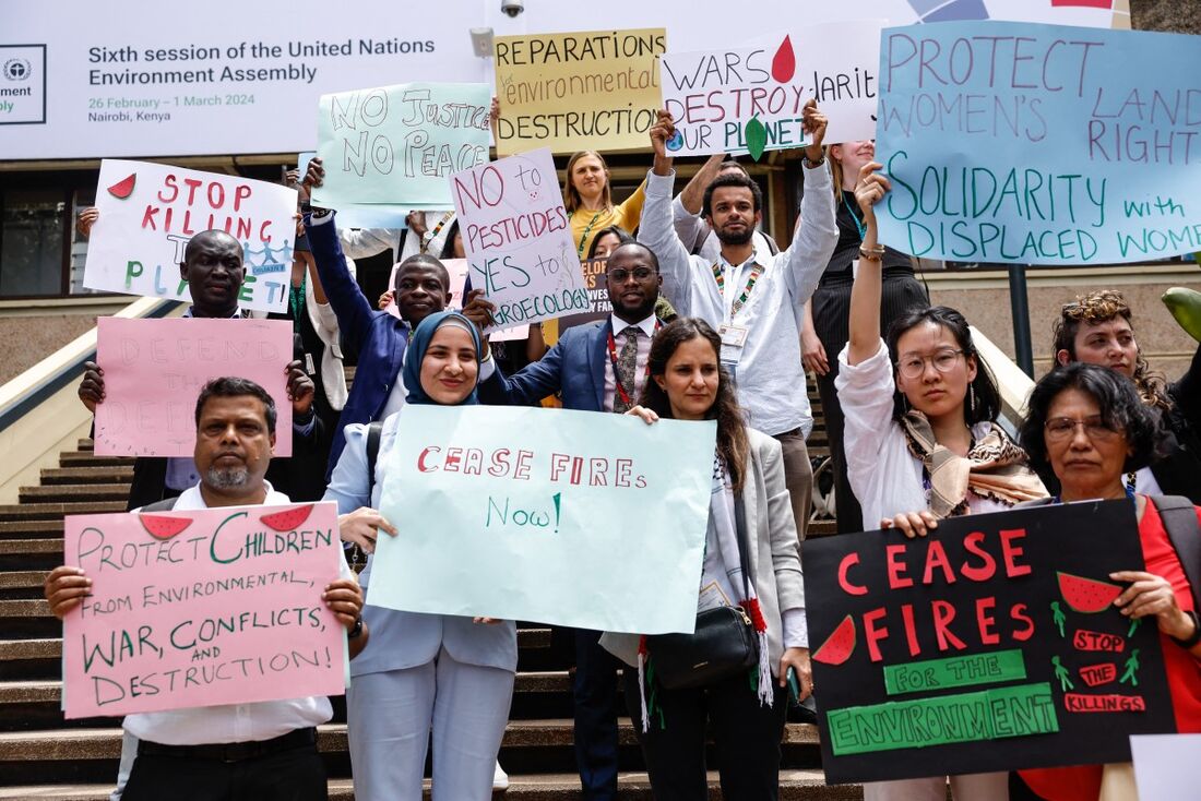 Sessão de abertura da 6ª Assembleia das Nações Unidas para o Meio Ambiente (UNEA-6) na Organização das Nações Unidas (ONU)