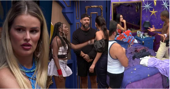 Madrugada do Big Brother Brasil 24 com intrigas