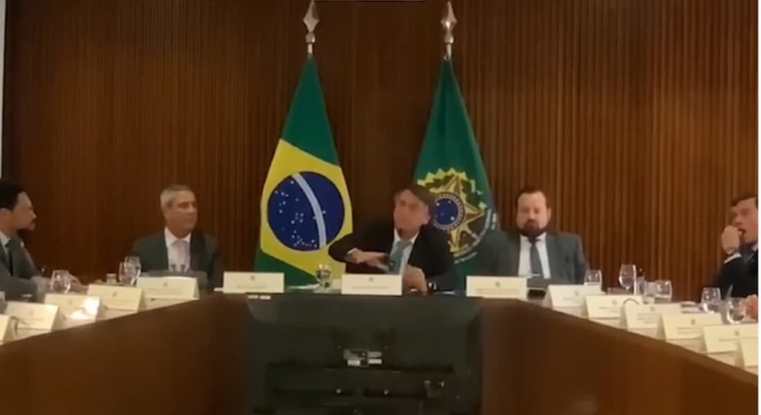 Reunião de Bolsonaro com ministros