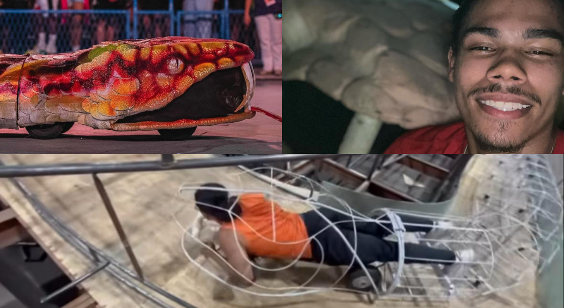 Wesley Torquato mostra como foi feito desfile da serpente