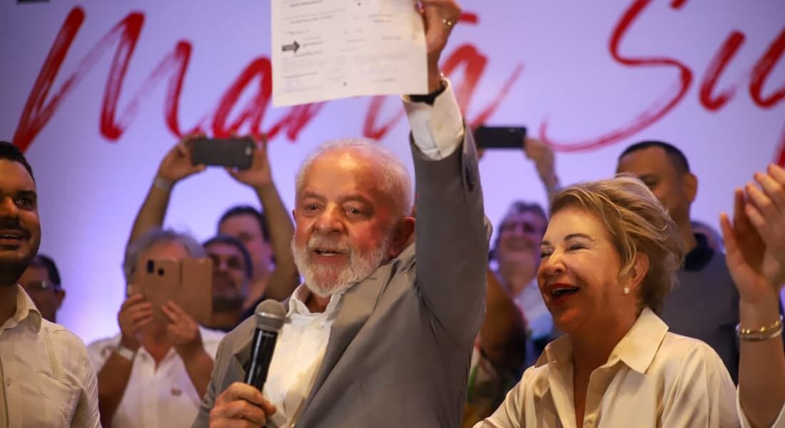 Lula na filiação de Marta Suplicy