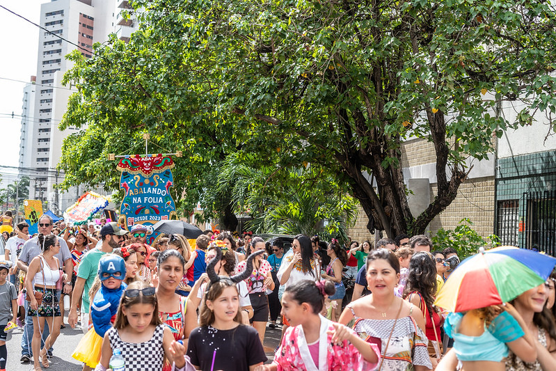 Instituições de ensino saem pelas ruas do Recife com blocos carnavalescos