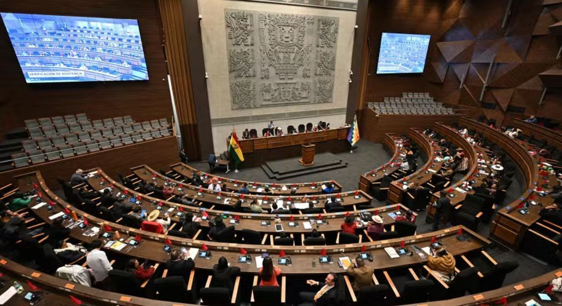 Câmara da Bolívia debateu o projeto na madrugada de segunda para terça