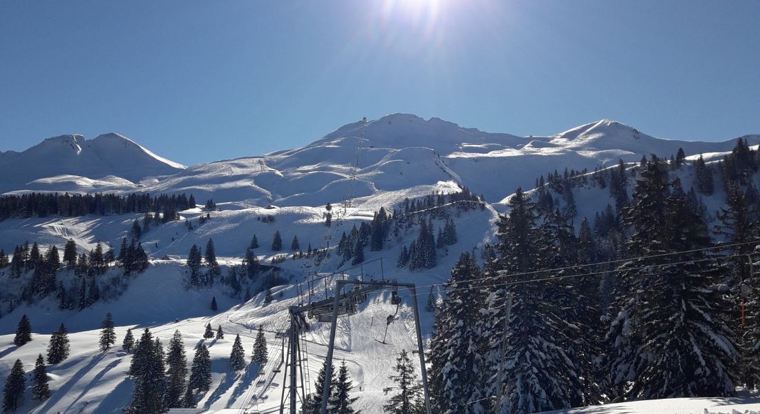 Pista de Ski na Suíça