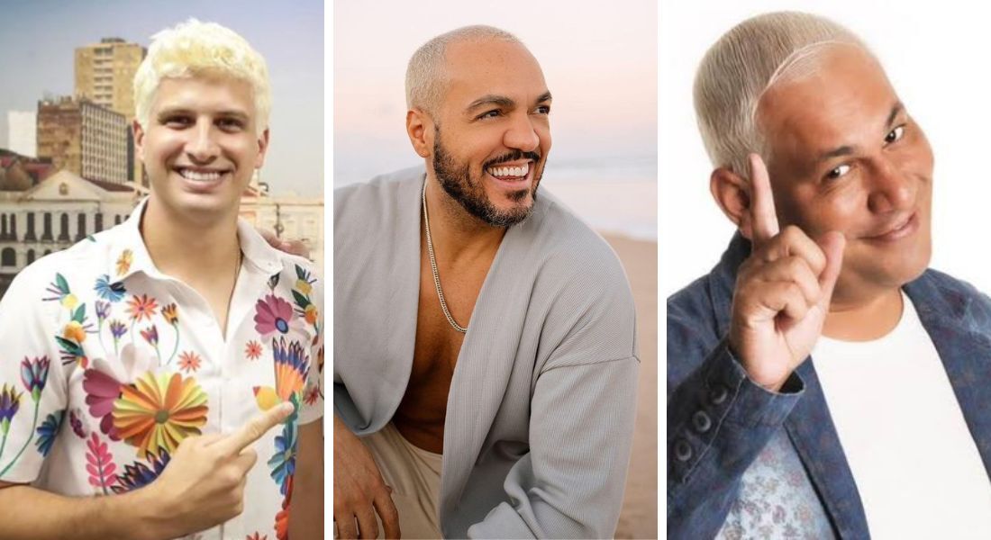 Prefeito da cidade do Recife apareceu com o cabelo platinado, lançando o famoso "nevou"