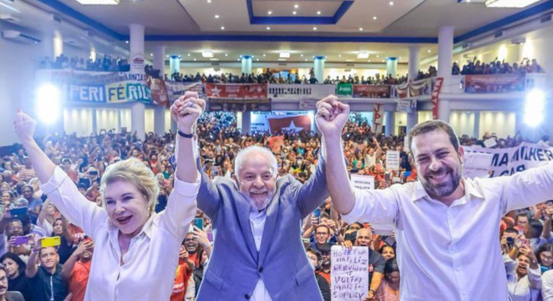 Chapa Guilherme Boulos (PSOL)-Marta (PT) para a Prefeitura da capital paulista