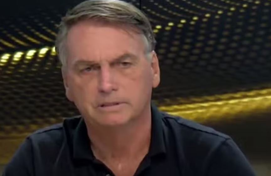 O ex-presidente Jair Bolsonaro em entrevista 