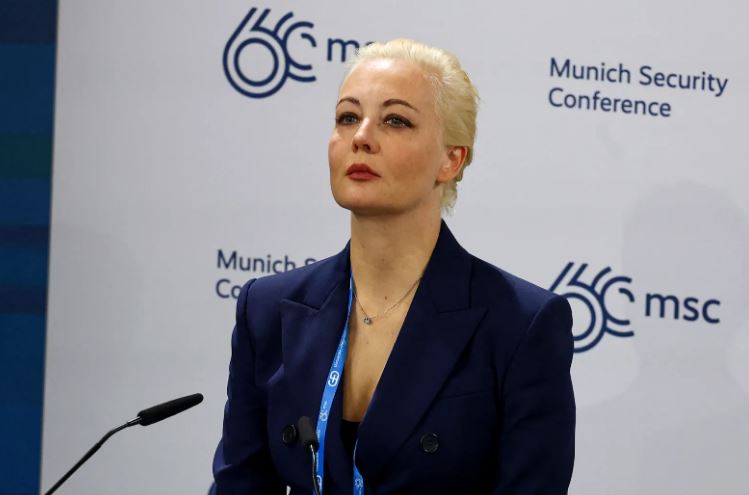  Yulia Navalnaya, esposa do falecido líder da oposição russa Alexei Navalny