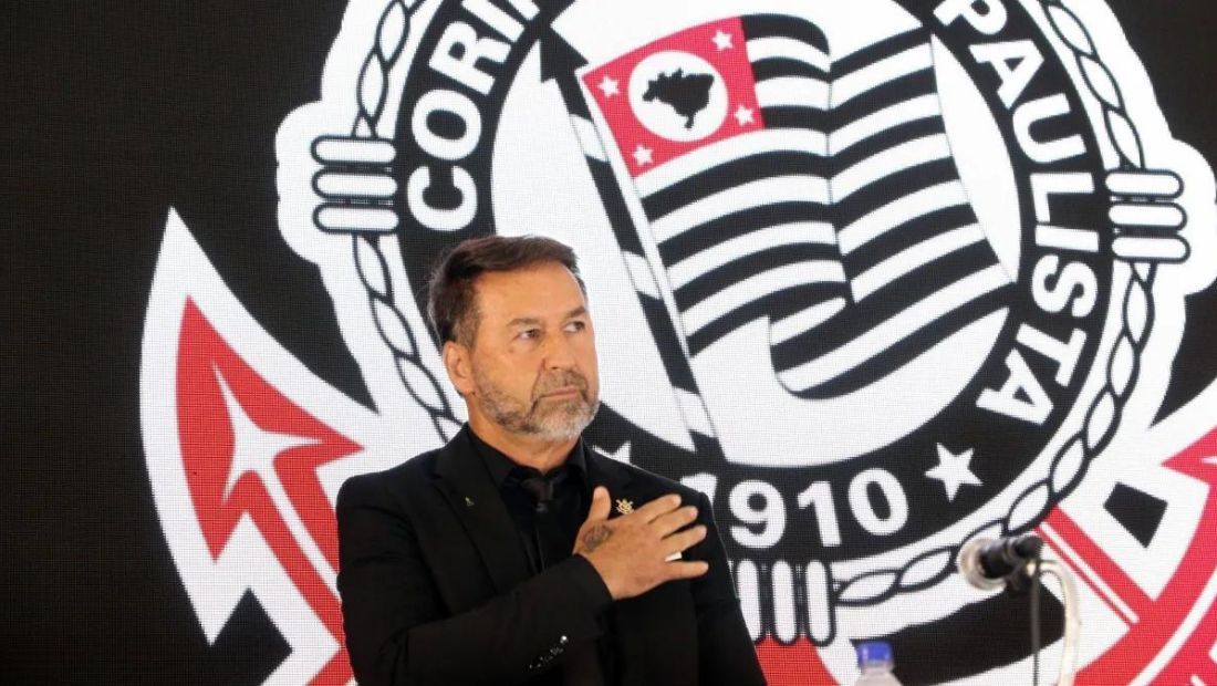 Augusto melo, presidente do Corinthians