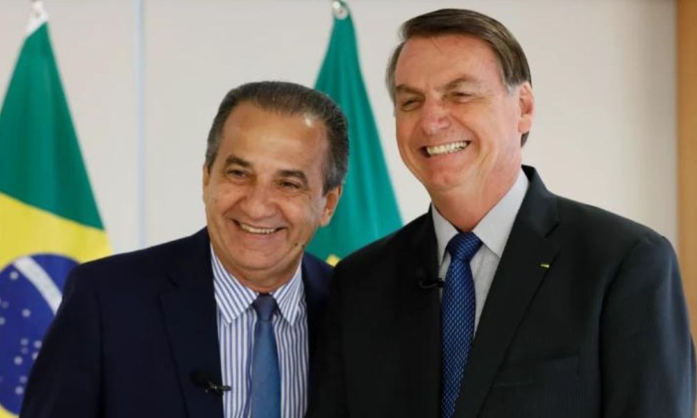 O Pastor Silas Malafaia ao lado de Jair Bolsonaro 