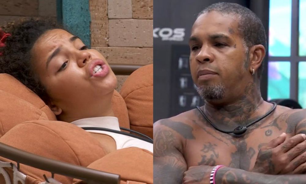 Pitel e Rodriguinho na academia do BBB 24