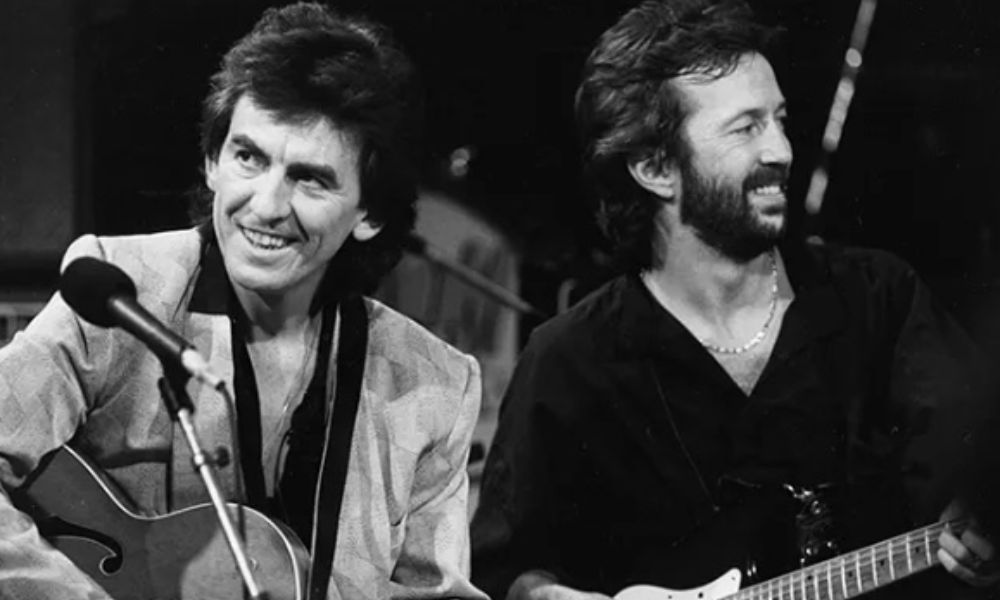 George Harrison e Eric Clapton