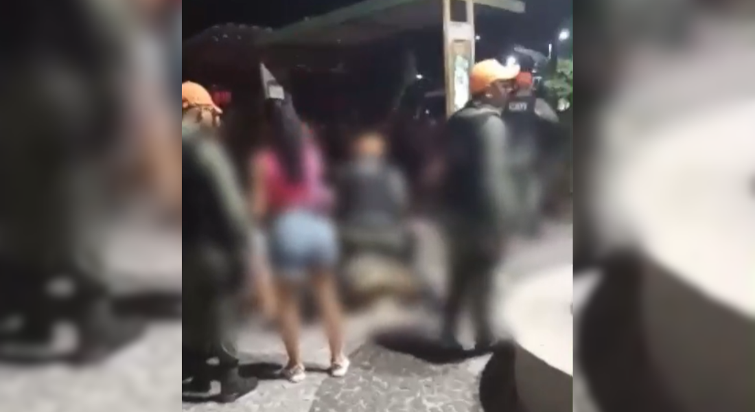 Vítima foi atingida pelos disparos após uma confusão generalizada no evento