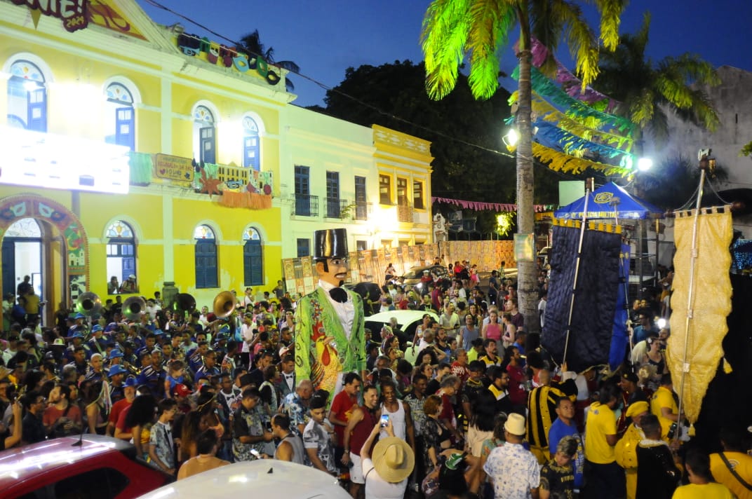 Cortejo passou pelas principais ruas do Centro Histórico