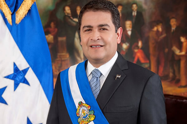 Ex-presidente de Honduras, Juan Orlando Hernández 