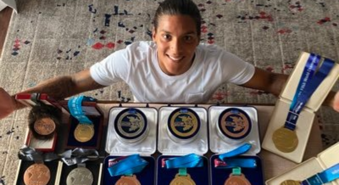 Ana Marcela Cunha fatura bronze na prova de 5km no Mundial de Esportes Aquáticos