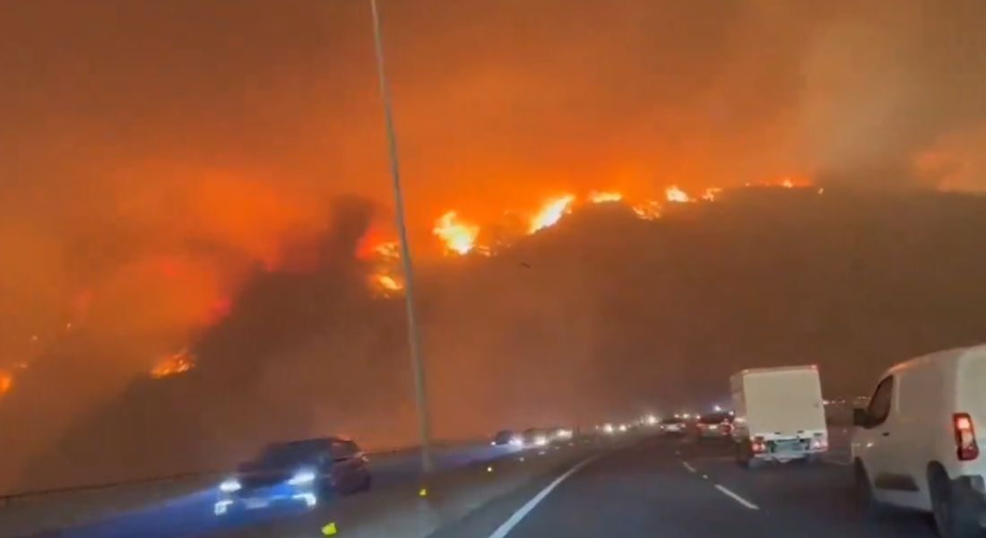 Apenas em Valparaíso, no Chile, o fogo consumiu 480 hectares