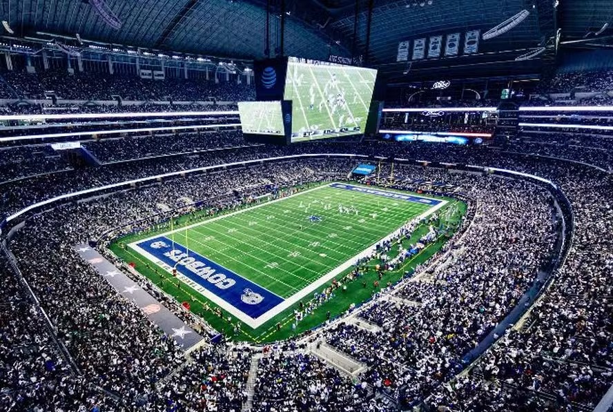 O AT&T Stadium, em Dallas, apontado como escolhido pela Fifa para receber a final da Copa do Mundo de 2026 