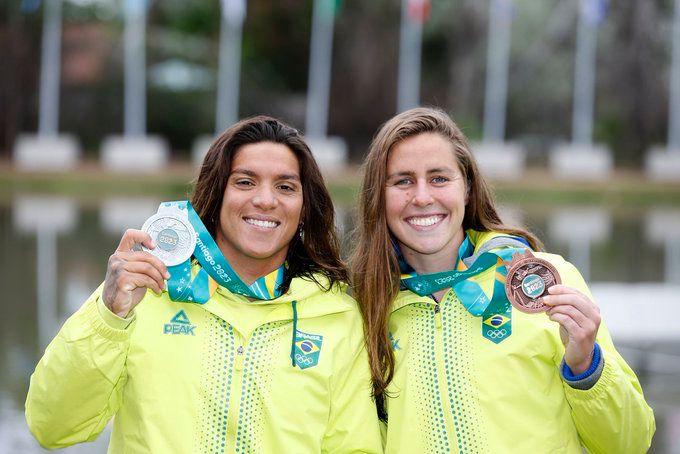 Ana Marcela Cunha e Viviane Jungblut estão classificadas para os Jogos Olímpicos de Paris 2024