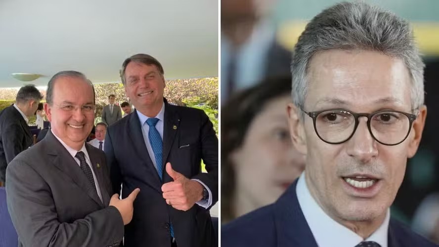 Governadores Jorginho Mello (SC) e Romeu Zema (MG)  